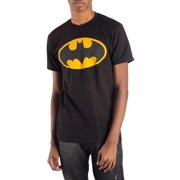 DC Comics Batman Men's & Big Men's Classic Logo Reflective Graphic Tee, Sizes S-3XL, Batman Mens T-Shirts