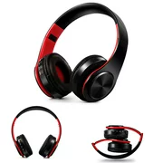 Bluetooth Headphones Over Ear Wireless Noise Cancelling Headphones Foldable Stereo Earphone Super Bass Headset