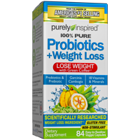 Purely Inspired, Probiotics + Weight Loss Tablets, Probiotic & Prebiotic Formula with Green Tea & Garcinia Extract, 84 Pills