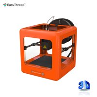 EasyThreed Nano Entry Level Desktop 3D Printer for Kids Students,Orange