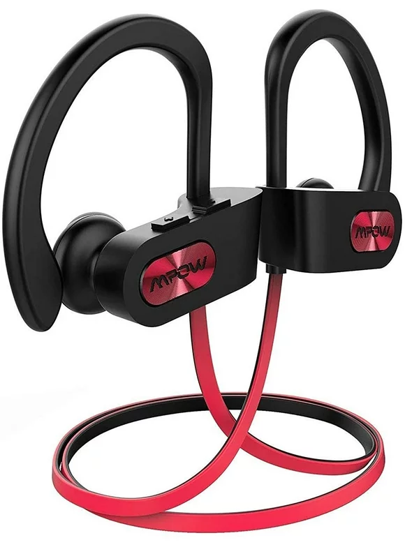 Mpow Sport Bass + Bluetooth Headphones, CVC 6.0 Bluetooth, 10 Hours Game Wireless, In-ear Bluetooth 5.0 with HD Audio Quality, IPX7 Waterproof, Running Fitness