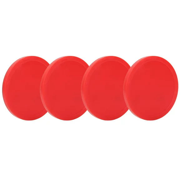 Plastic Air Hockey Pucks, Air Hockey Pushers, Red Light Weight For Game Room For Game Tables Air Hockey Games