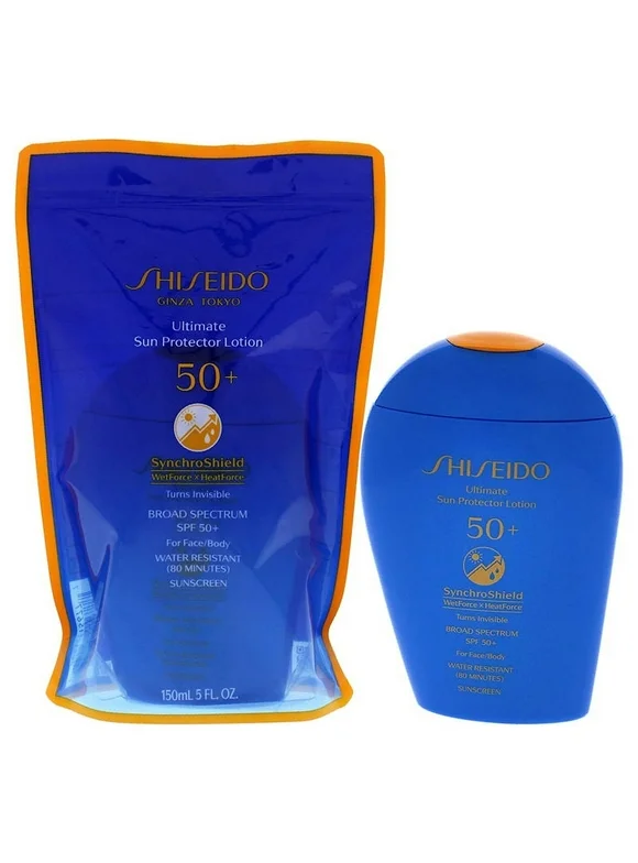 Shiseido Ultimate Sun Protector Lotion SPF 50+ Sunscreen SynchroShield 150ml 5 oz