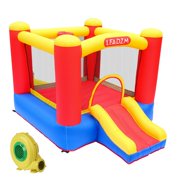Ktaxon Small Inflatable Bounce House Jumper Slide Castle with UL Certified 350W Blower
