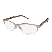 New Marc Jacobs Marc 76 Womens/Ladies Designer Half-Rim Gold Havana Premium Segment Authentic Classy Frame Demo Lenses 52-16-145 Eyeglasses/Glasses
