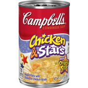 (4 pack) Campbell's Condensed Chicken & Stars Soup, 10.5 oz. Can