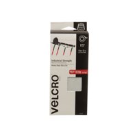 VELCRO Brand - Industrial Strength | Indoor & Outdoor Use | Superior Holding Power on Smooth Surfaces | 5ft x 2in Roll. White