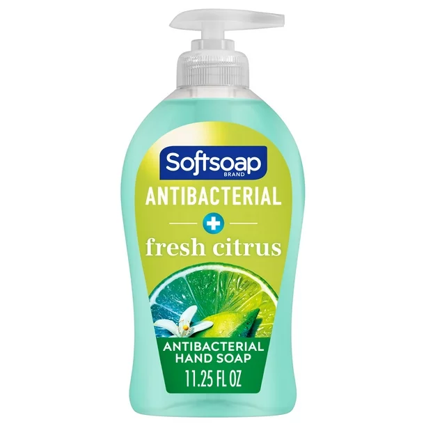 Softsoap Antibacterial Liquid Hand Soap, Fresh Citrus, 11.25 oz