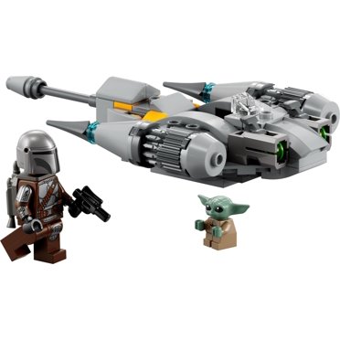 LEGO Star Wars The Mandalorian’s N-1 Starfighter Microfighter 75363 Building Toy Set for Kids Aged 6 and Up with Mando and Grogu 'Baby Yoda' Minifigures, Fun Gift Idea for Action Play