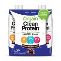 Orgain Organic Grass Fed Chocolate Protein Shake, 11 FL OZ (4PK)