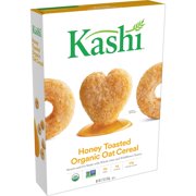 Kashi Breakfast Cereal, Vegetarian Protein, Organic Cereal, Honey Toasted Oat, 12oz, 1 Box