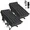 Black Cot with 2 Sided Cushion (2 PACK)