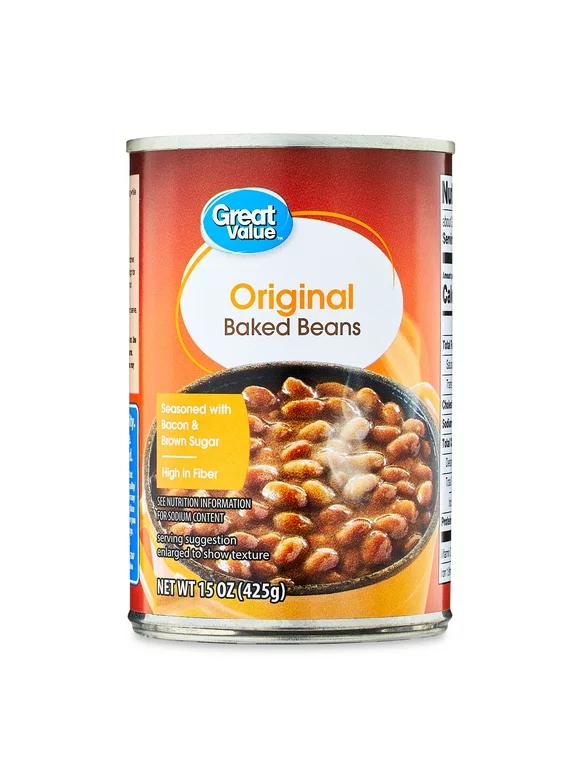 Great Value Original Baked Beans, 15 oz Can