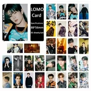 Cyan oak KPOP Mini Album Official Photocard Collective Polaroid Greeting Card Set Lomo Cards with Postcards Box gifts for Daughter Fans
