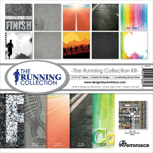 Reminisce Collection Kit 12"X12"-Running