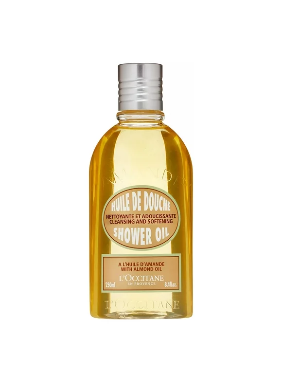 Loccitane Almond Cleansing and Softening Shower Oil, 8.4 oz