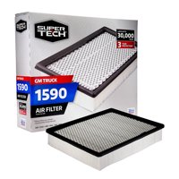 SuperTech 1590 Engine Air Filter, Replacement Filter for GM or GM Truck
