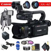Canon XA40 Professional UHD 4K Camcorder Advanced Accessory Bundle