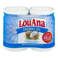 LouAna 100% Pure Coconut Oil, 30 oz (4 Pack)