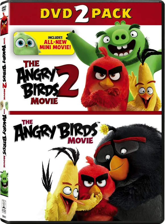 Angry Birds Movie ,The / Angry Birds Movie 2, The (DVD + Digital Sony Pictures )
