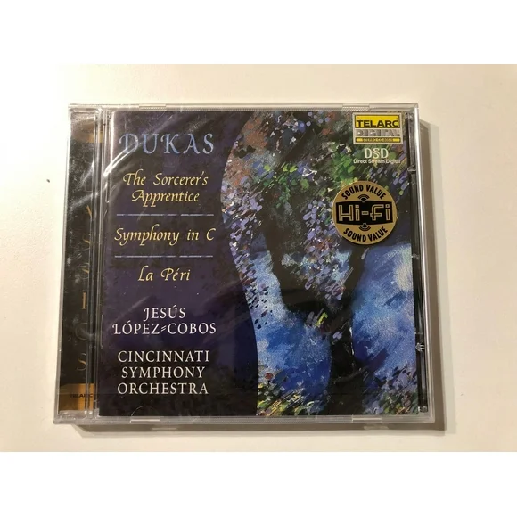 Dukas - The Sorcerer's Apprentice; Symphony In C; La Pri - Jess Lpez-Cobos, Cincinnati Symphony Orchestra / Telarc Digital Audio CD 1999 / CD-80515