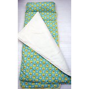 SoHo Nap Mat for Toddlers, Quacky Duckies, With Pillow and Carrying Strap for Preschool or Daycare