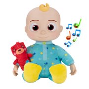 COCOMELON Plush Bedtime JJ Doll, 10IN with Sound