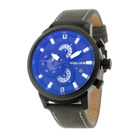 WATCH POLICE STAINLESS STEEL BLUE GRAY MEN R1451281001