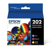 Epson 202 Standard-capacity Color Multi-pack Ink Cartridges for XP-5100 and WF-2860