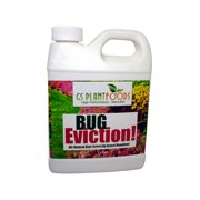 Bug Eviction - Organic Garden Pest Control, Natural Pest Killer Pesticide for Garden Plants, Vegetable, Evicts Moth, Caterpillars, Aphid, Earwigs - Organic Pest Control - 1 Quart of Concentrate