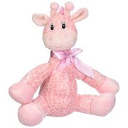 First & Main Plush Stuffed Pink Giraffe, 8-1/2" Sitting Position