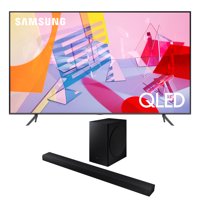 Samsung QN75Q60TA 75" Ultra High Definition 4K Quantum HDR Smart QLED TV With a Samsung HW-T650 Bluetooth Soundbar with Dolby Audio Wireless Subwoofer (2020)