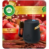 Air Wick Essential Mist Starter Kit (Diffuser + Refill), Apple Cinnamon, Fall scent, Fall spray, Essential Oils Diffuser, Air Freshener