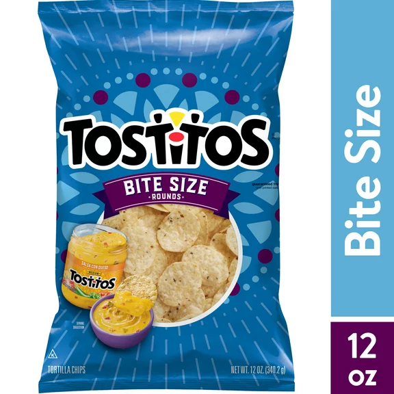 Tostitos Bite Size Tortilla Round Chips, 12 oz bag