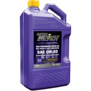 (9 Pack) Royal Purple 0W-20 SAE Motor Oil, 5 qt
