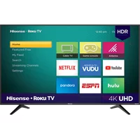 Hisense 43" Class 4K UHD LED Roku Smart TV HDR 43R6E3