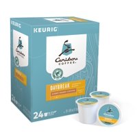 Caribou Coffee Daybreak Morning Blend K-Cup Pods, Light Roast, 24 Count for Keurig Brewers