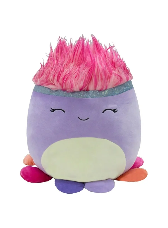 Squishmallows Squish-Doos 14 inch Owyn the Purple Octopus - Child's Ultra Soft Stuffed Plush Toy