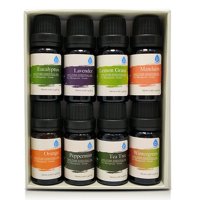 Pursonic AO8 100% Pure Essential Aromatherapy Oils Gift Set -8 Pack