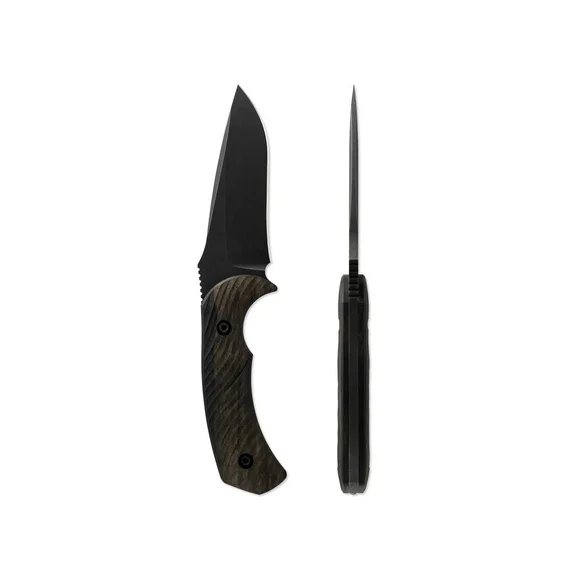 Toor Knives Mullet Fixed Blade Knife, 4.0 in, CPM 154 Steel, G10 Handle, Outlaw