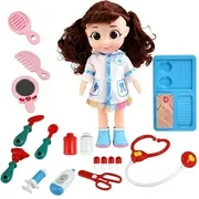 Naiflowers Medical Kit Pretend Play Doctor Toys Pretend Role Play Toys Medical Playset Pretend Toys Accessories Set for Kids Boys Girls