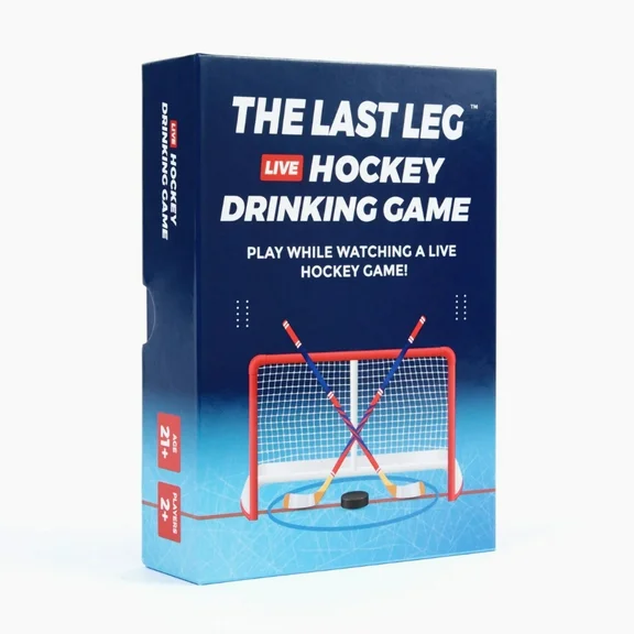 The Last Leg - Hockey Drinking Game. Perfect for Game Days, Tailgates, Parties, and Pre Games.
