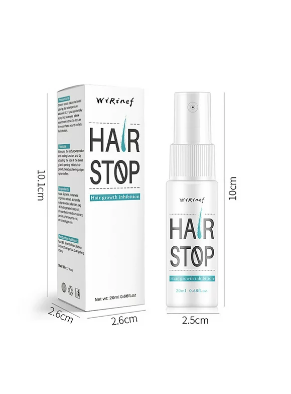 MIARHB Powerful Permanent Hair Removal Spray Stop Hair Growth Inhibitor Remover 20ml