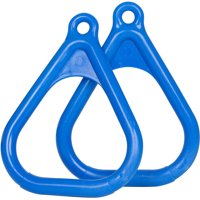 Swing Set Stuff Inc. Plastic Trapeze Ring Pair (Blue)