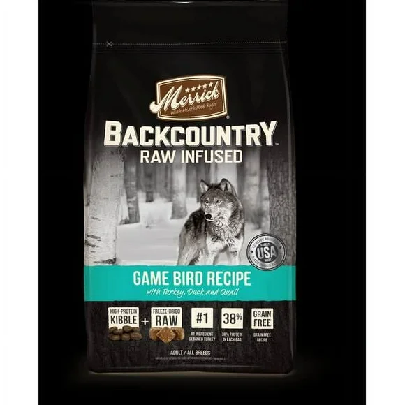 Merrick 20 lb Backcountry Game Bird Recipe Dog Food