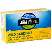 (12 pack) Wild Planet Wild Sardines in Extra Virgin Olive Oil, 4.4 oz can