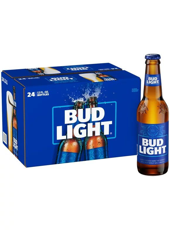 Bud Light Beer, 24 Pack Beer, 12 FL OZ Bottles, 4.2% ABV
