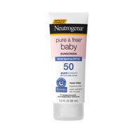 Neutrogena Pure & Free Baby Mineral Sunscreen with SPF 50, 3 fl. Oz - 2 Pack