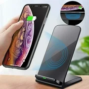Black Friday!!!Wireless Charger, Qi Fast Wireless Charging Pad Stand for iPhone Xs Max/XS/XR/X, LG G7 ThinQ / V40 ThinQ, Samsung Galaxy Note 9/S9/S9 Plus, Google Pixel 3/3 XL All Qi-Enabled Devices