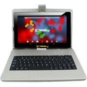 Linsay 10.1" 1280x800 IPS 2GB RAM 32GB Storage Android 10 Tablet with Keyboard Silver